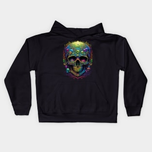 Psychodelic skull Kids Hoodie